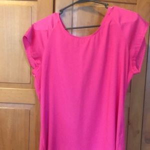 Express hot pink top